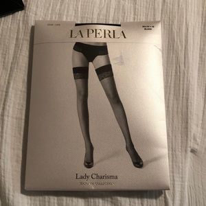 La Perla lady charisma stay ups, NWT